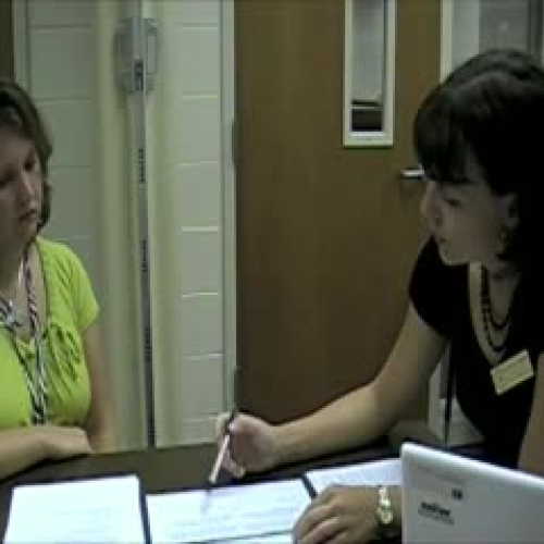 Anita Tissue's Pre-Evaluation Conference, Par