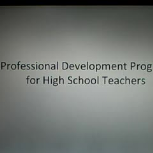 Professional Development Video