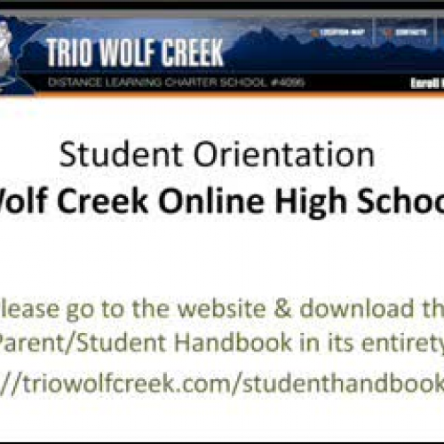 Orientation - Handbook