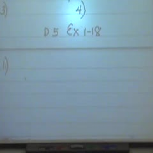 Pre-algebra p. 5 classwork