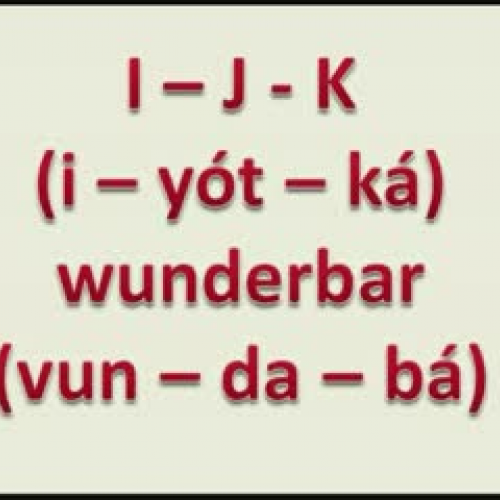 das deutsche Alphabet