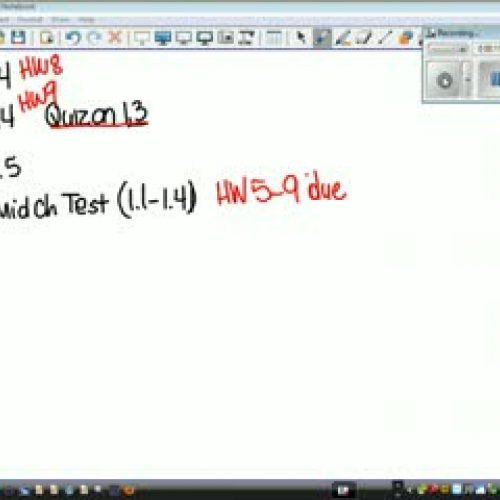 Section 1-4 PreCalculus
