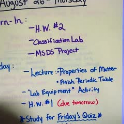 Chemistry Lecture 8-26