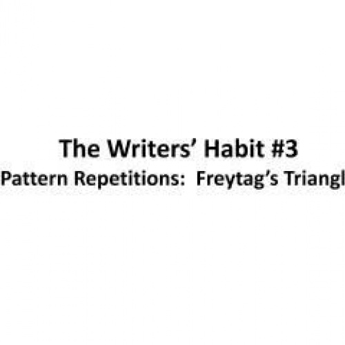 Writers' Habit #3 Freytag's Triangle