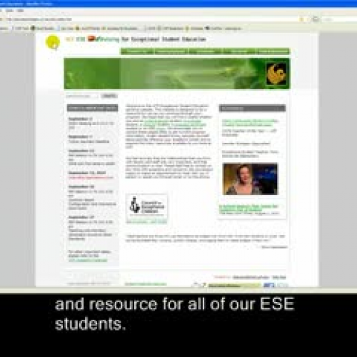 UCF ESE Advising Website