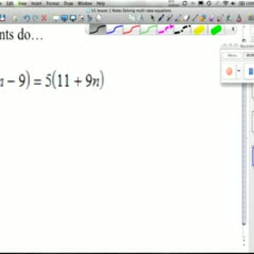student do solving single variable equations