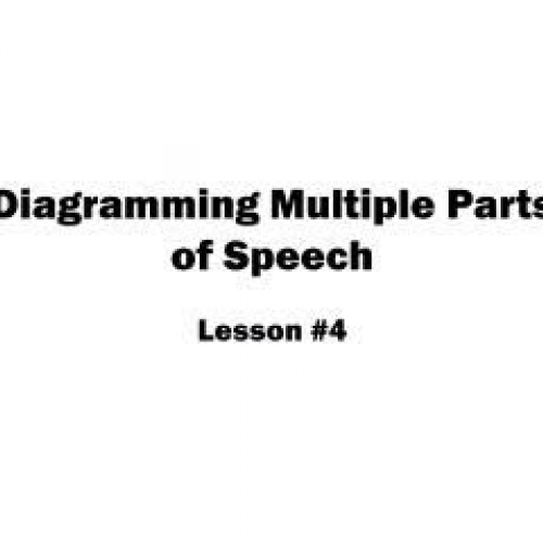Diagramming Multiple Parts of Speech
