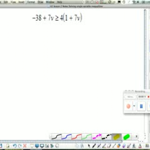 teacher do ...solving single variable inequal
