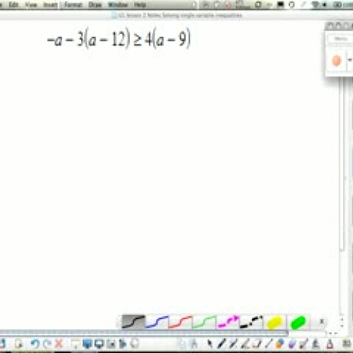 we do ... solving single variable inequalitie