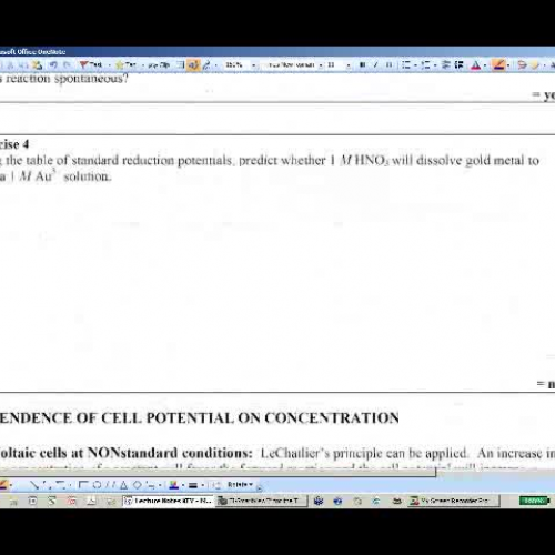 AP Chemistry: Galvanic Part II