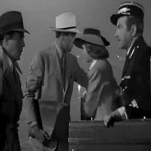 Casablanca last scene