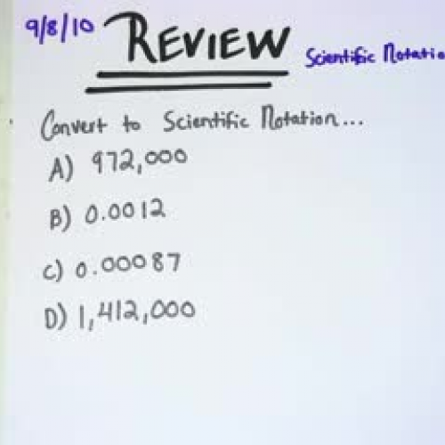 Chemistry - September 8