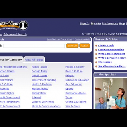 Points of View Reference Center