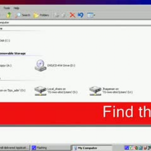 opening a File On the U drive