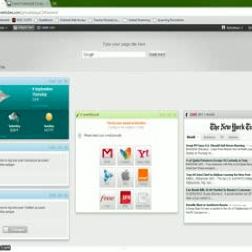 Creating a PLN with Netvibes.com