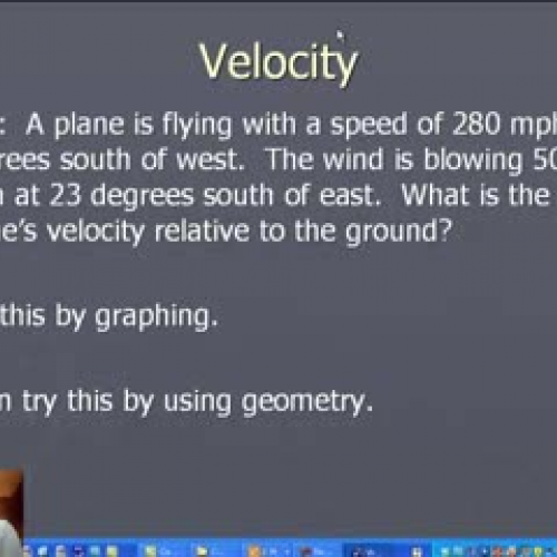 velocity notes part 2 for Eckstrom's physics 