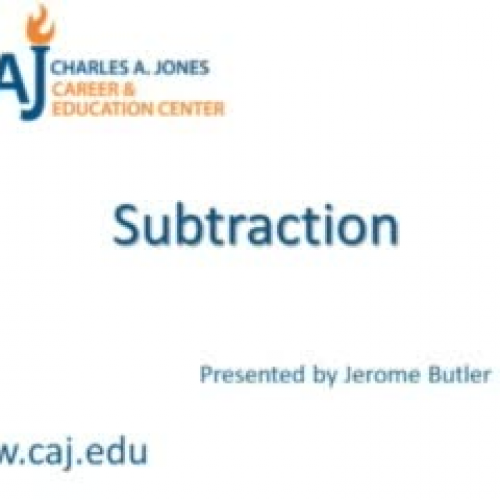 Lesson 2 Subtraction