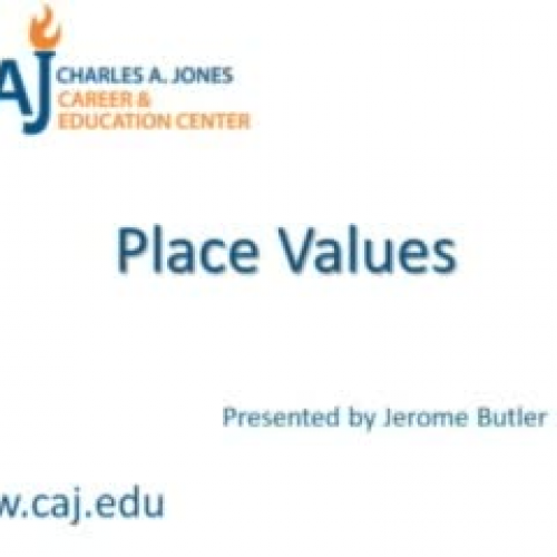 Lesson 3 Place Values