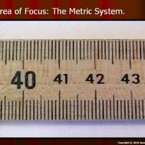 Introduction to Science Unit Part II /IV Metr