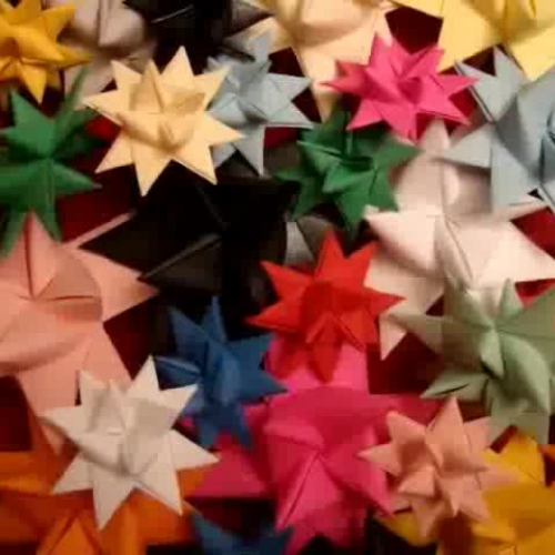 3D Paper Stars Part 2 highhopes no. 8
