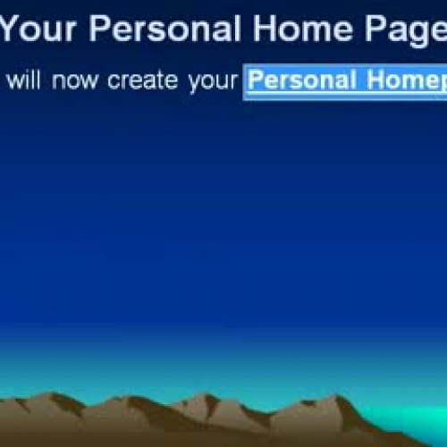 Earth Sciences Online Classroom Personal Home