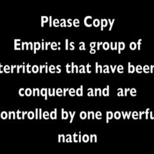 Intro to early empire