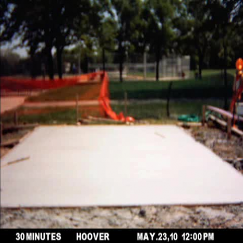 Building the school's greenhouse