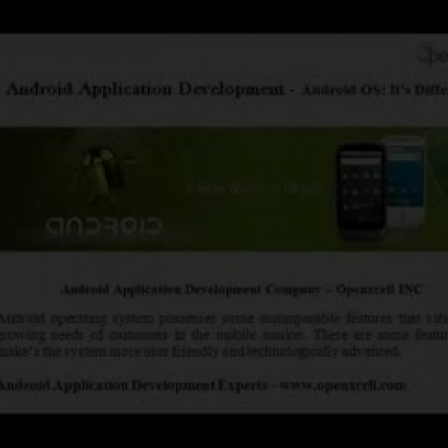 Android Application Development: www.openxcel