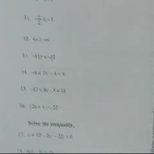 Unit 3 Problems 17-20