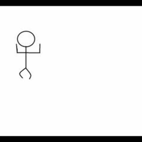 the dancing stick man