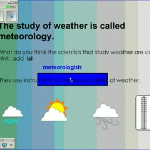 Smart Board Weather Tools