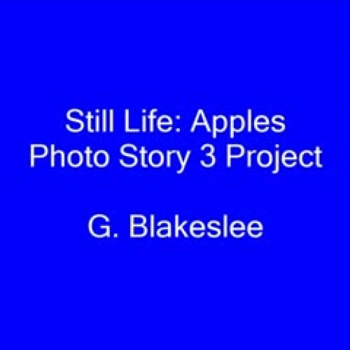 Apple Still Art