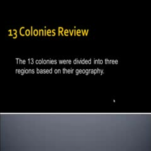 13 colonies review