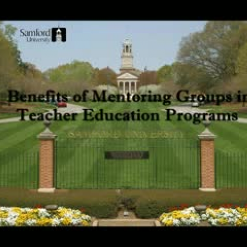 Teacher Ed Mentoring