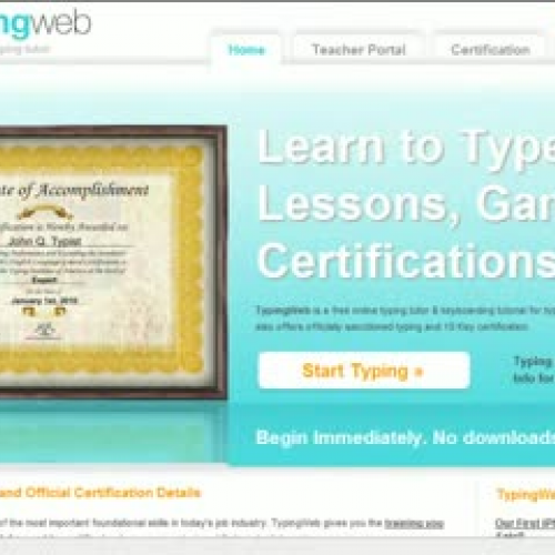 Instructional Use of Typingweb