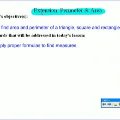 PreAlgebra 2.2 &amp; Perimeter/Area