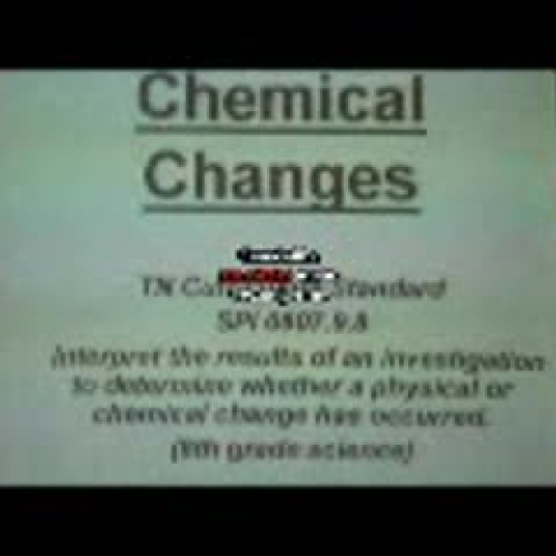 Chemical changes