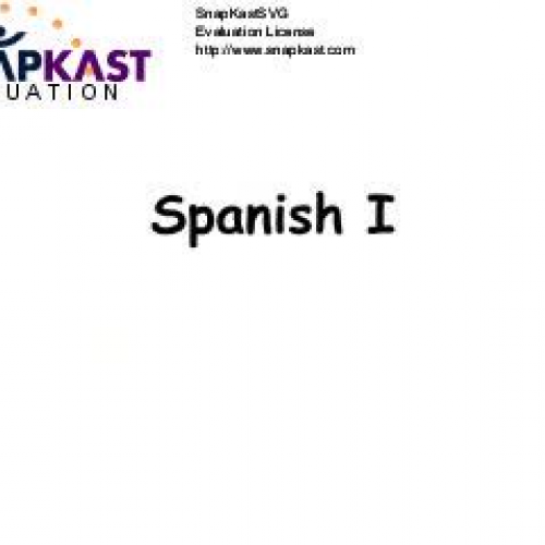 Spanish I