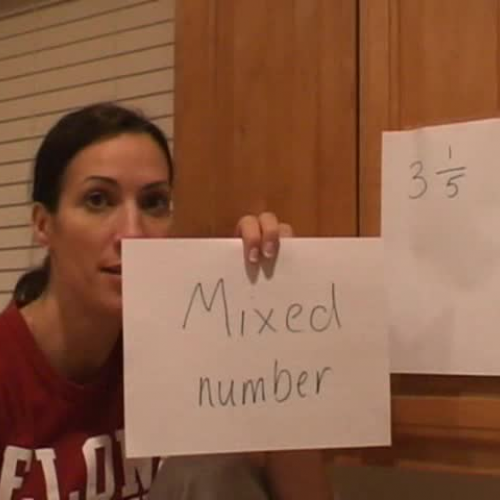 Mixed numbers to improper fractions