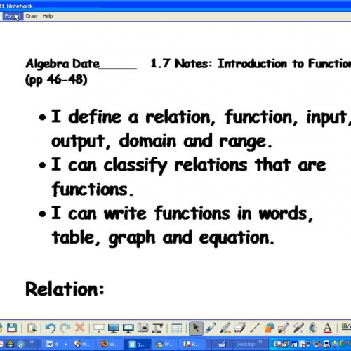 Grip Algebra 1.7 Notes