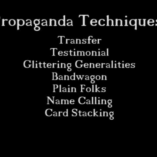 Propaganda Transfer Technique