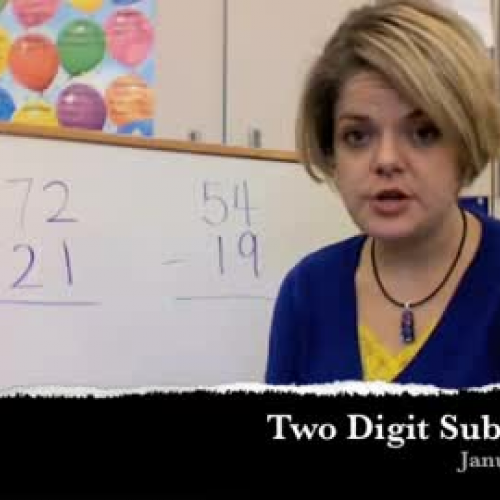 Two Digit Subtraction 