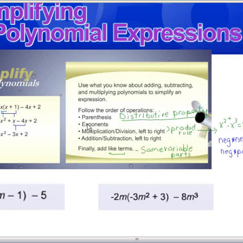 Simplifying Polynomial Expressions