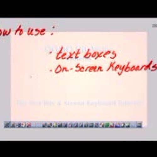 Using the Textbox and Screen Keyboard in Flow