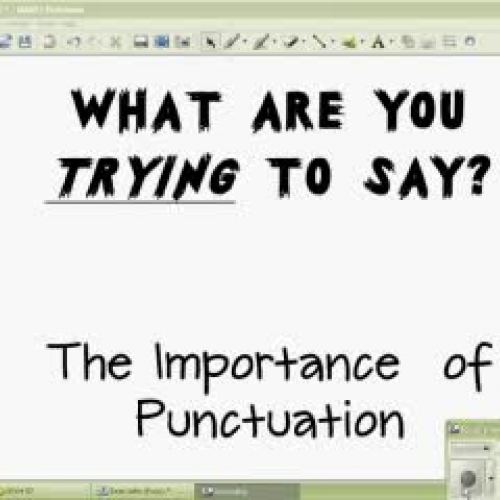 The Importance of Punctuation