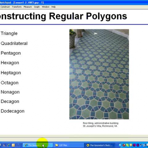 Constructing Regular Polygons