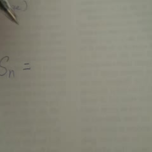 CMaths2 - Sum of Terms Formula