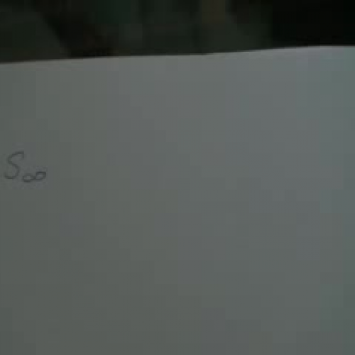 CMaths2 - Sum to Infinity Formula