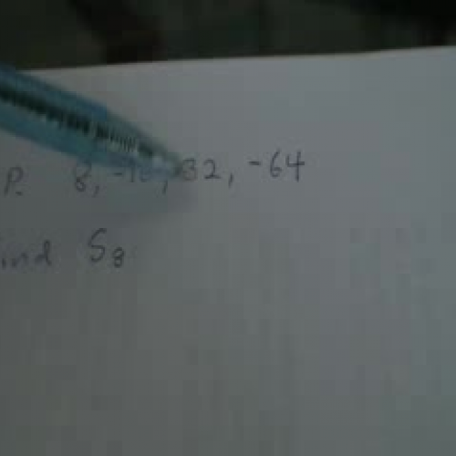 CMaths2 - Sum of Terms Ex01