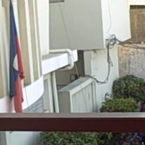 Morning exercises at Bons Samaritains